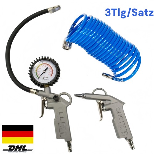 Druckluft kompressor set 3tlg - druckluft-kompressor-set,